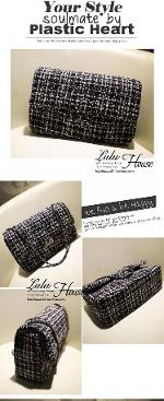 หมดค่ะ กระเป๋าLuluhouse รุ่น L118-01BW กระเป๋าสไตล์เกาหลี ของแท้ 100%